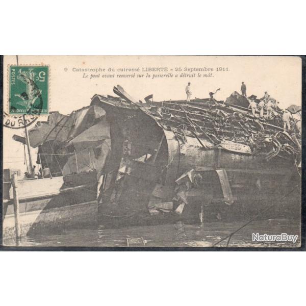 CPA - Marine Militaire - La catastrophe du cuirass� "LIBERT�" - 25 septembre 1911 N�3769