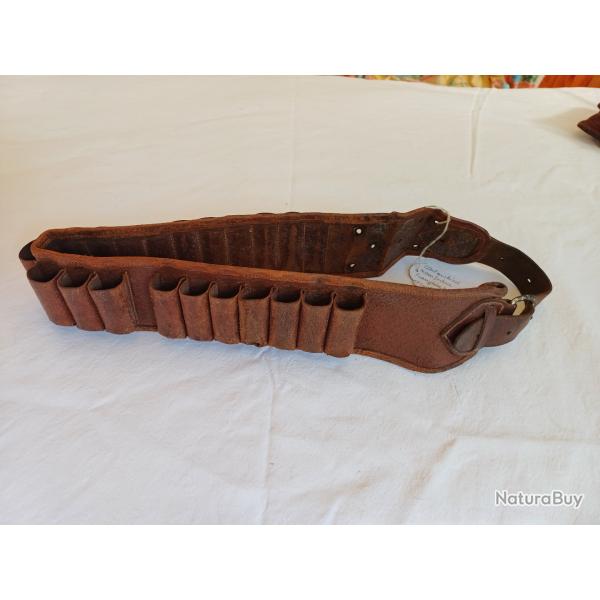 Cartouchire pour cartouches de chasse calibre 12 poinon Manufrance