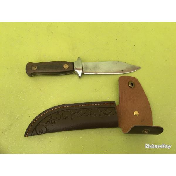 VENDU PAR LE-CUIRASSIER  PETIT POIGNARD AVEC FOURREAU CUIR