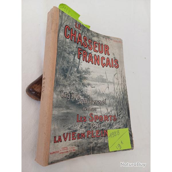 Chasseur fran�ais 1928 ann�e compl�te reli�e
