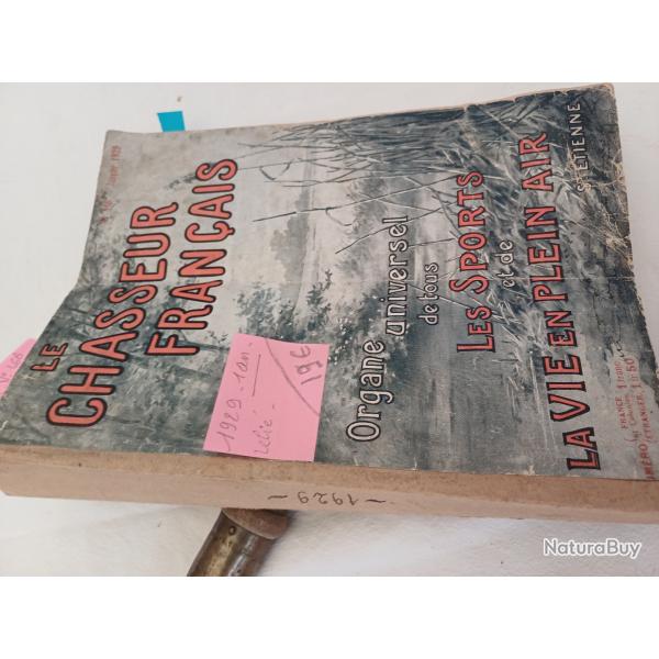 Chasseur franais 1929 anne complte relie