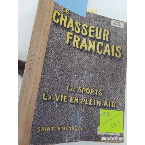 Chasseur fran�ais 1932 ann�e compl�te reli�e