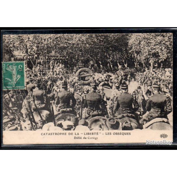 CPA- Marine Militaire -CATASTROPHE DE LA " LIBERT� "-LES OBS�QUES  N�3772