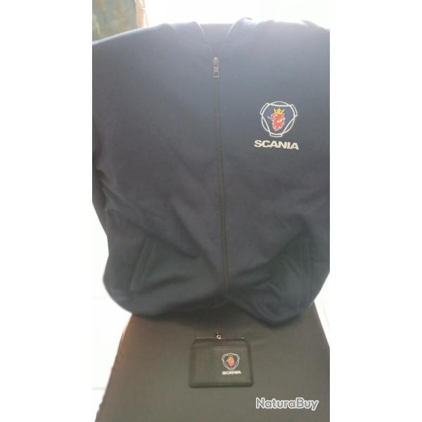 Blouson scania taille L ,XL + casquette +porte monnaie