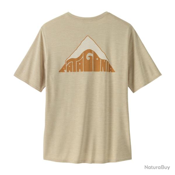 Tee Shirt Respirant Patagonia Men s Capilene Cool Daily Graphic Shirt Lands Beige