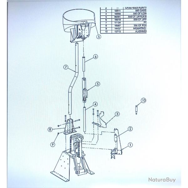 Dillon 550 B et C Dispositif distributeur d'�tuis