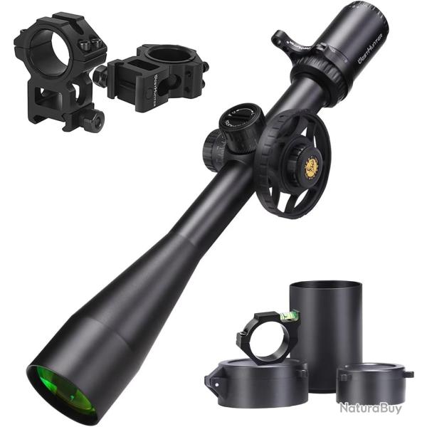 Lunette de Vis�e WestHunter HD Gen2 8-32x56 FFP Z�ro Arr�t Chasse Longue Port�e R�ticule Eclair�