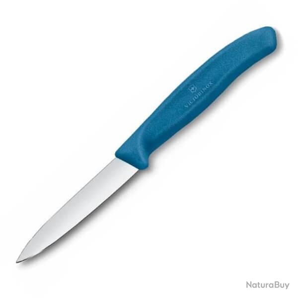6.7602.C1 Couteau d'office Victorinox Swiss Classic bleu 8cm/bote de 20