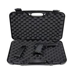 MALLETTE PISTOLET 50X30X8.5 NOIRE CLIPS "MEGALINE"