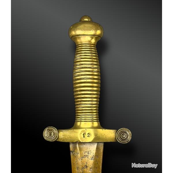 Glaive des troupes � pied, mod�le 1831, matricul� - France - XIX�me si�cle