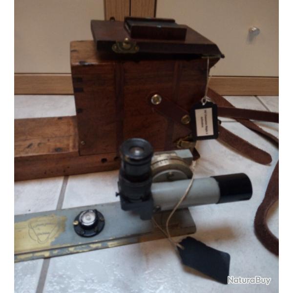 REGLE ECLIMETRE EN LAITON CHASSELON CACHAN MILITAIRE ARTILLERIE CADASTRE TOPOGRAPHIE