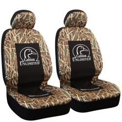 HOUSSES SIEGES CAMO ROSEAUX X2 AVANT GU - GABION UNLIMITED