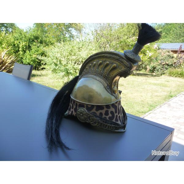 Casque dragon troupe Mle 1858