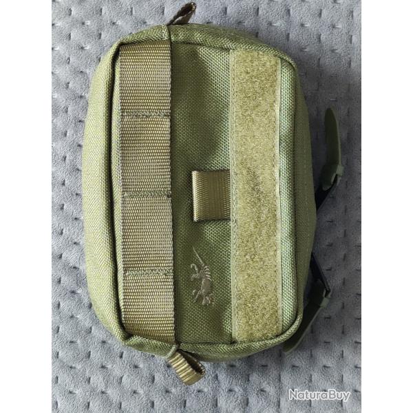 Pochette molle Cordura verte olive 16x9,5cm
