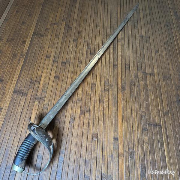 SABRE 1889 DE CAVALERIE ALLEMAND WW1 LAME SIGN�E HOFLIEFERANT BERLIN