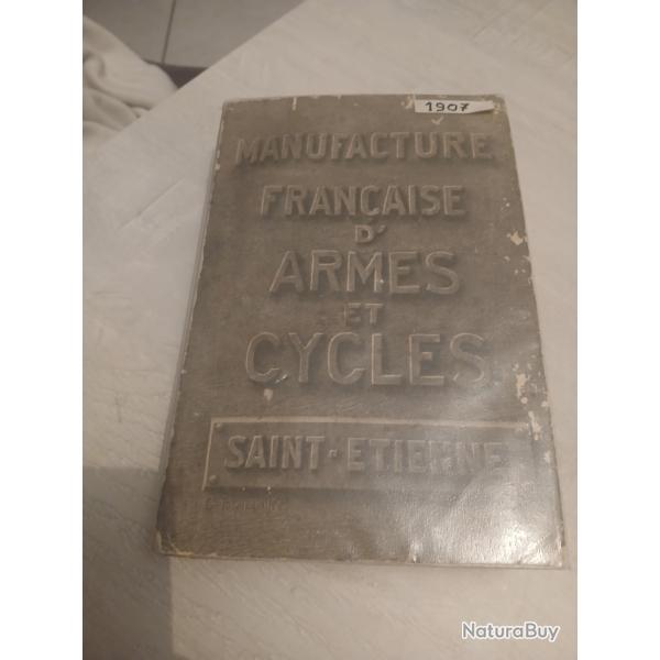 Catalogue 1907 manufacture fran�aise d'armes et cycles
