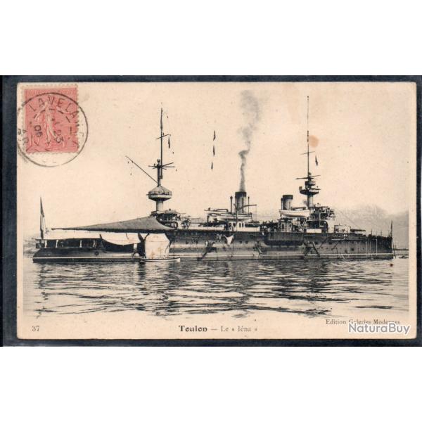 CPA -Marine Militaire - " TOULON  " Le IENA "  N�3784