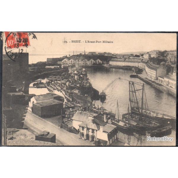 CPA -Marine Militaire - " BREST "L'Avant - Port Militaire N�3780