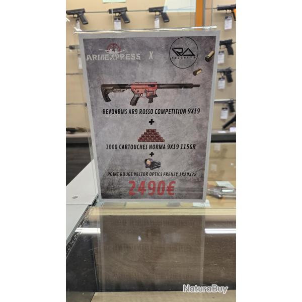 Pcc REVOARMS ROSSO 12 POUCES 9x19 PACK