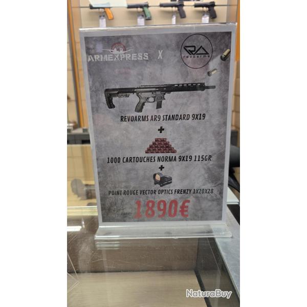 Pcc REVOARMS standard 12 POUCES 9x19 PACK