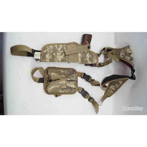 Holster d'&eacute;paule universelle pour arme de poing