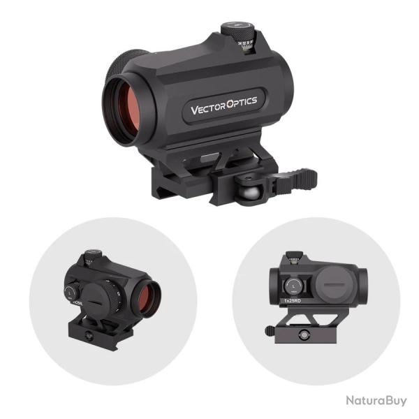 Red Dot  Vector Optics Maverick-II 1x25 Gen II avec attache rapide pour rail picatinny