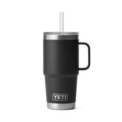 MUG AVEC PAILLE 25 OZ - YETI Noir