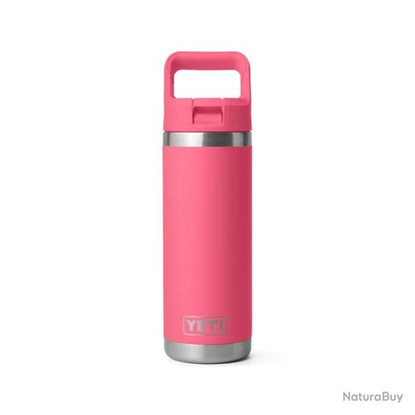 GOURDE AVEC PAILLE 18 OZ - YETI Rose
