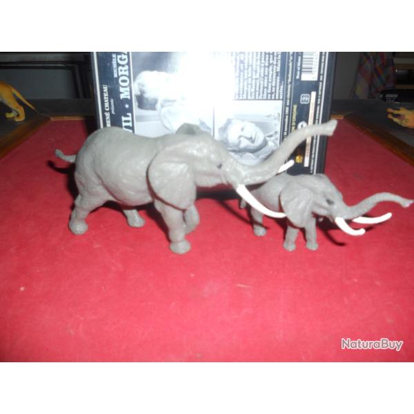 lphants miniatures en pvc diffrentes tailles lot de2