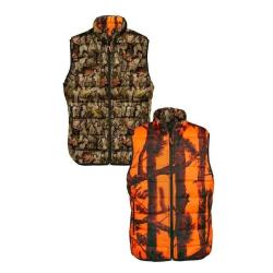 Gilet De Chasse Warm R&eacute;versible PERCUSSION