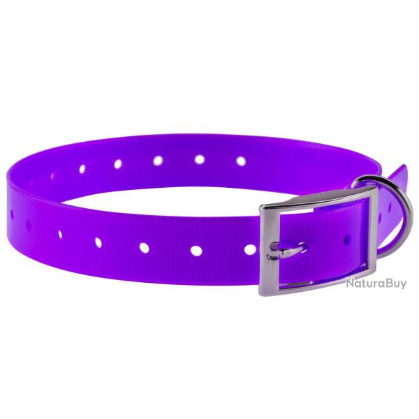 Collier pour chien 2,5 cm en polyur�thane - Country Collier Violet