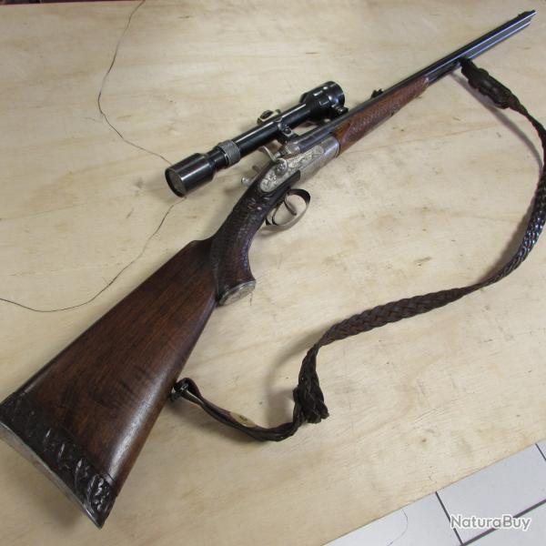 Mixte juxtapos  chiens de marque BOHLER BLITZ, calibre 16/70 et 5.6 x 50 R