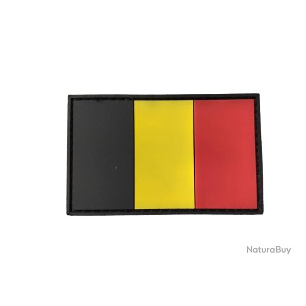 Patch Drapeau - Belgique - PVC - velcro - Livraison gratuite