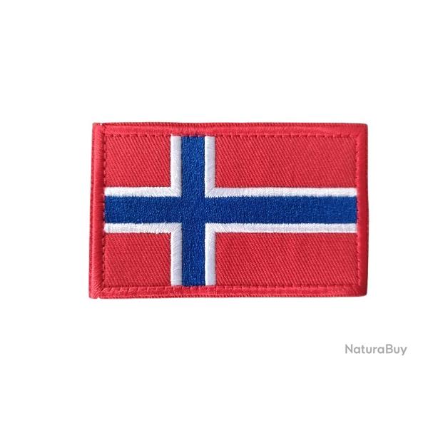 Patch drapeau - Norv�ge - velcro - Livraison gratuite