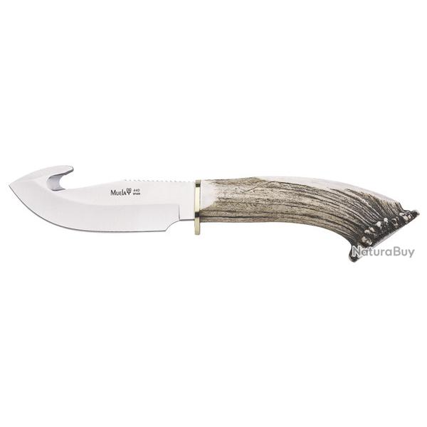 Couteau � d�pecer Muela Viper Bois de Cerf en lame de 11 cm