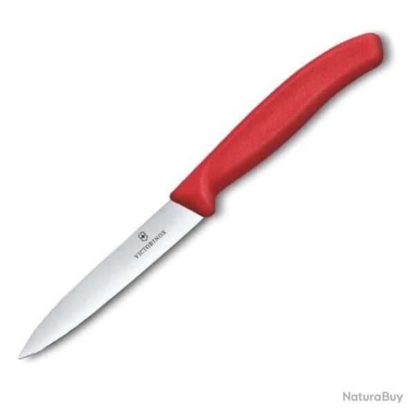 6.7701.C1 Couteau d'office Victorinox Swiss Classic rouge 10cm/bote de 20