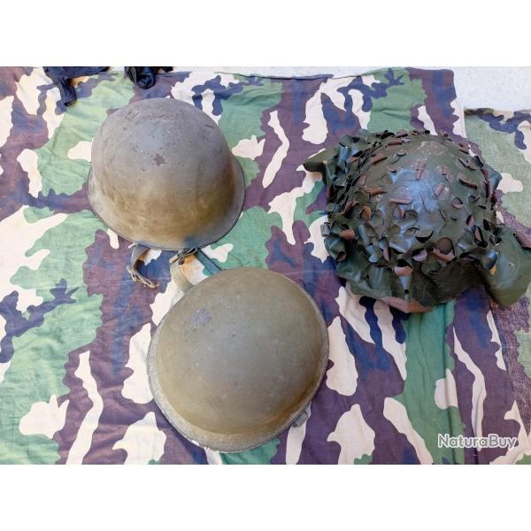 3 casques militaire