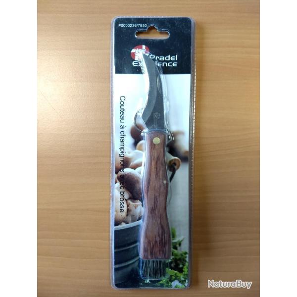 *** D�STOCKAGE - Couteau � champignons avec brosse + cha�ne de transport PRADEL ***
