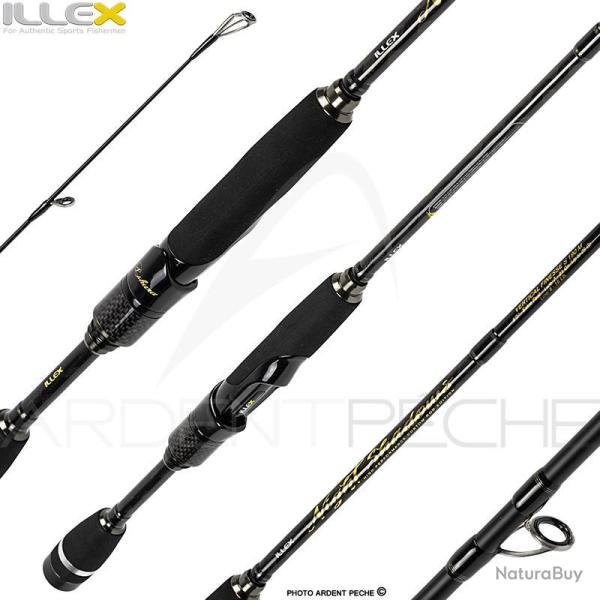 Canne spinning ILLEX Night shadows S 190 M Vertical finesse d�mo