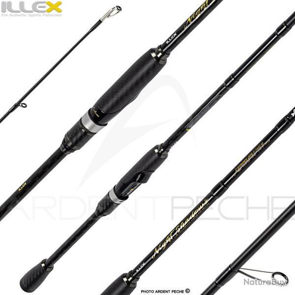 Canne spinning ILLEX Night shadows S 2402 M Z Stripes ops d�mo