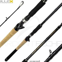 Canne casting ILLEX Night shadows B 265 XXXH War dog d&eacute;mo