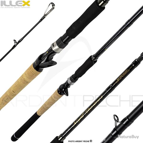 Canne casting ILLEX Night shadows B 265 XXXH War dog d�mo