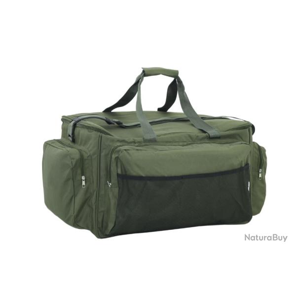 Sac de p�che vert fonc� imperm�able en tissu Oxford 70x35x35 cm - Id�al pour activit�s outdoor