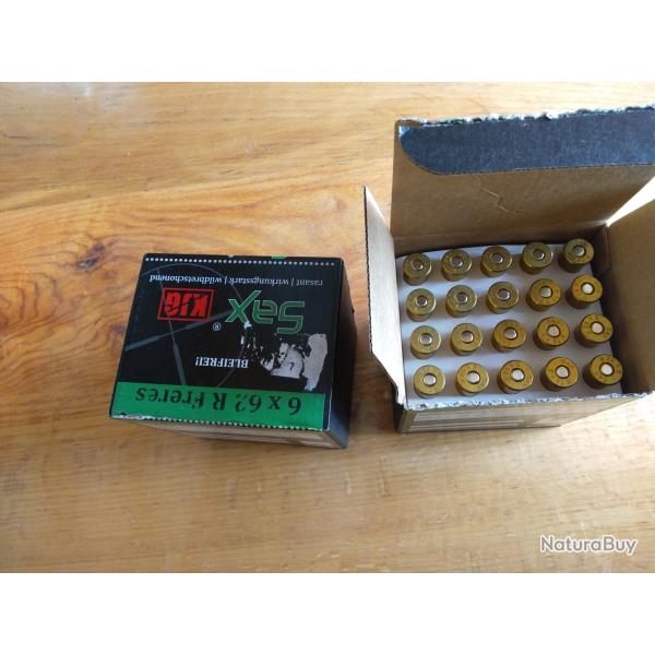 Munitions SAX calibre 6x62R fr�res lot de 2 bo�tes