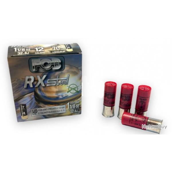 CARTOUCHES FOB RX BECASSE 32 STD 65-85 plombs N�6.5+8.5
