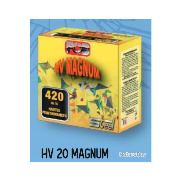 CARTOUCHES FOB HV20 MAGNUM-HP-C20-N3Acier