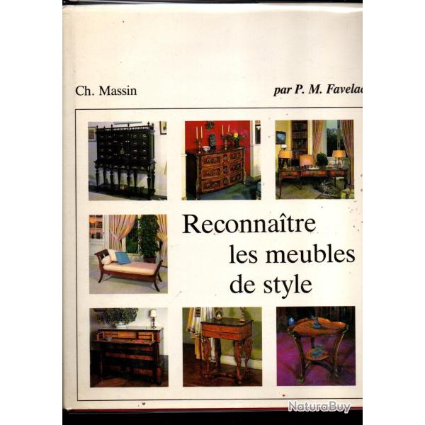 reconnaitre les meubles de style par p.m.favelac