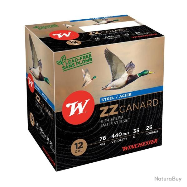 Cartouches ZZ Canard Cal.12 76 33g Winchester