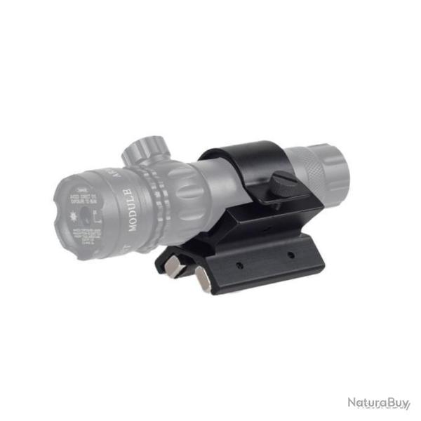 Montage magntique pour lampes 25.4 mm - profil bas - LIVRAISON GRATUITE