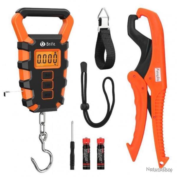 Peson  gibier jusqu' 50kg + accessoires - orange - LIVRAISON GRATUITE